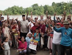 Dengar Keluhan Petani Soal Aliran Sungai Dalu-Dalu Batu Bara, Bahar – Syafrizal Langsung Terjun ke Lokasi