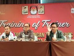 Siapkan KPPS, KPU Batu Bara Ikuti Training of Trainer yang Digelar KPU Sumut. 