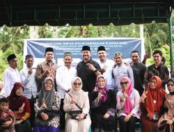 H Baharuddin Siagian dan Keluarga Wakafkan Tanahnya Untuk Pembangunan Pesantren Darul Quran Attajri Talawi