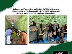 Fadly Abdina Wakil Walikota Terpilih Salurkan Batuan Sosial Kepada Anggota HMI dan Masyarakat di Tanjungbalai