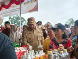 Bersama Forkopimda, Bupati Batu Bara Lakukan Operasi Pasar Murah Ramadhan