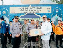 Menjelang Lebaram, Bupati Batu Bara Tinjau Pos Pengamanan Operasi Ketupat Toba 2025