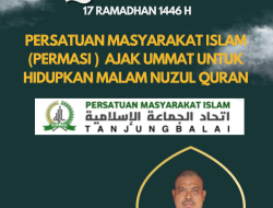 Persatuan Masyarakat Islam ( PERMASI ) Ajak Ummat Hidupkan Malam Nuzul Quran