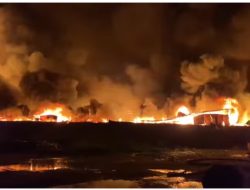 Pajak TPO Pakaian Bekas Kota Tanjungbalai Habis Ludes Terbakar