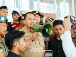 Bupati Batu Bara terima Aspirasi Aksi Damai Masyarakat Nibung Hangus