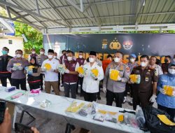 Saksikan Pemusnahan 10.081,19 Gram Narkoba, Bupati Batu Bara Focus Berantas Narkoba