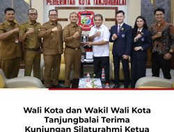 Wali Kota dan Wakil Wali Kota Tanjungbalai Terima Kunjungan Silaturahmi Ketua Beasiswa Utusan Daerah IPB