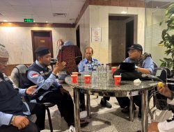 Kloter 12 Sumatera Utara Berkoordinasi Kepada Kepala Sektor Madinah Terkait Persiapan keberangkatan Menuju Mekkah