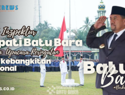 Jadi Inspektur, Bupati batu Bara Pimpin Upacara Hari Kebangkitan Nasional 2025