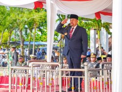Memperingati Hari Lahir Pancasila Tahun 2025 Bupati Batu-Bara Menggelar Upacara Yang Dilaksanakan Dilapangan Kantor Camat Medang Deras