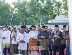 Bupati Batu-Bara Menggelar Shalat Idul Adha Bersama Ratusan Masyarakat Desa Simpang Dolok