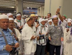 Prosesi Haji Kloter 12 KNO Medan Tuntas. Selesai Ifadoh, Ahmad Rizky Ucap Syukur