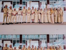 Bertindak sebagai Petugas Upacara, Bapenda Batu Bara sukses laksanakan apel Gabungan ASN