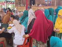 Dinkes P2KB Batu Bara bersama Yayasan Perempuan Payung Bangsa Gelar Cek Kesehatan Gratis