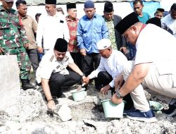 Peletakan Batu Pertama Masjid Nut Hidayah, Bupati Batu Bara harapkan pembangunan cepat selesai demi Kepentingan Ibadah