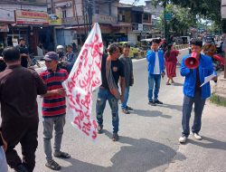 Dugaan Tangkap Lepas Oleh Bea Cukai Teluk Nibung, DPD KNPI Gelar Aksi Di Depan Kejaksaan Negeri Tanjungbalai.