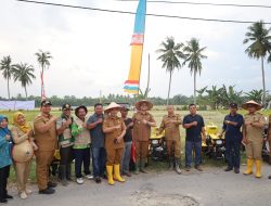 Wakil Wali Kota Tanjungbalai Panen Perdana Padi Sawah Dinas Perikanan, Pangan dan Pertanian Tahun 2026