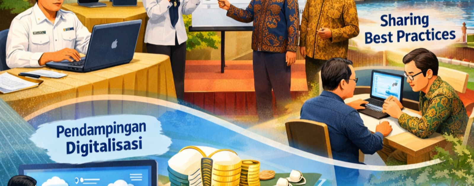 Bapenda Batu Bara Komit Percepat Digitalisasi Melalui Pendampingan TP2DD SISIBATASLABUHAN 2026