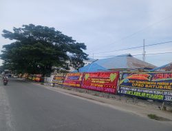 Pembentukan Pansus Plasma Disambut Antusias, Halaman DPRD Batu Bara Dipenuhi Papan Bunga