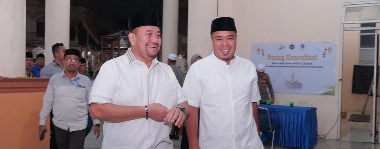 Bupati Batu Bara Sambut Kepulangan 187 Jemaah Haji Kloter 4 di Asrama Haji Medan