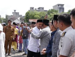 Pemko Tanjungbalai Bersama Forkopimda upah-upah Wali Kota Tanjungbalai, Mahyaruddin : Penyelenggaraan Ibadah Haji Kedepan Harus Lebih Baik