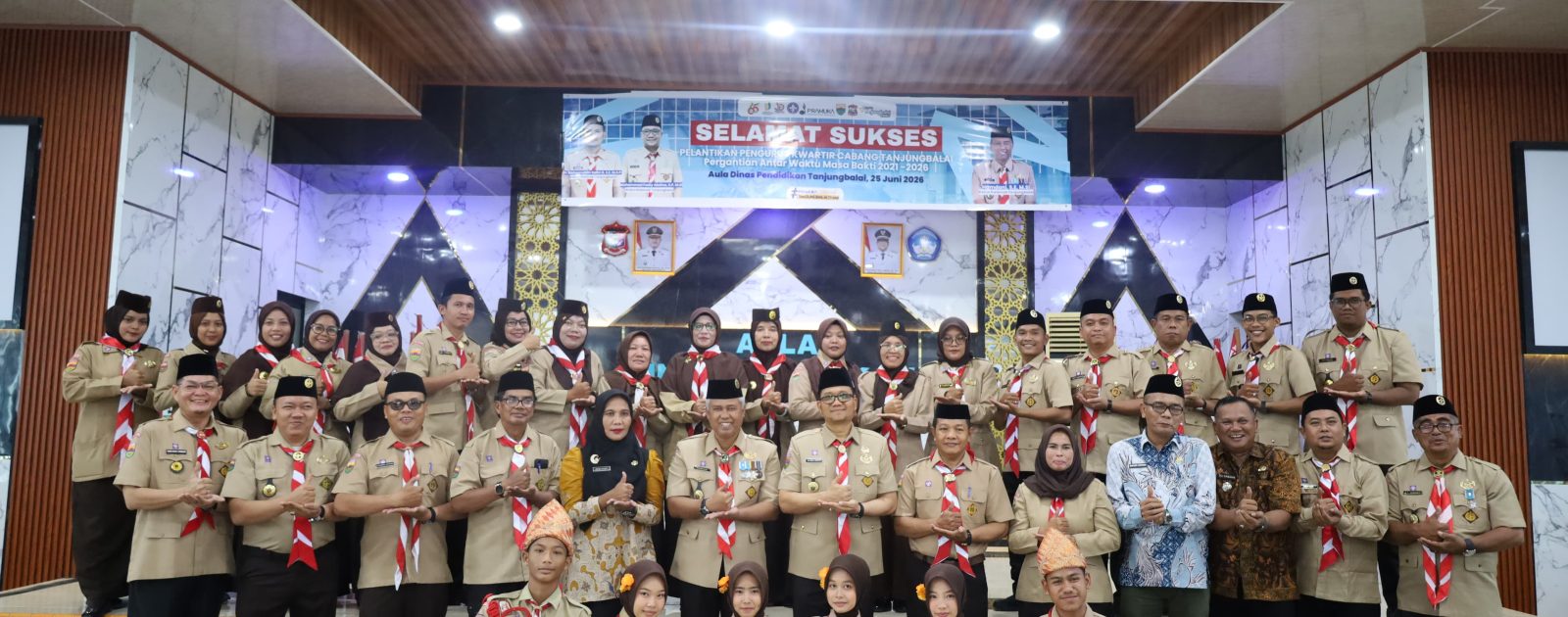 Wakil Wali Kota Tanjungbalai Hadiri Pelantikan Antar Waktu Pengurus Gerakan Pramuka Kwarcab Kota Tanjungbalai Masa Bakti 2021-2026