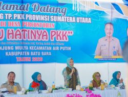 Bupati Batu Bara Sambut Tim Monitoring TP PKK Sumut di Desa Percontohan Program Aku Hatinya PKK