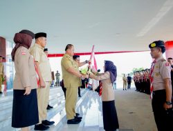 Bupati Batu Bara Lepas Kontingen Jambore Daerah Sumatera Utara XI Tahun 2026